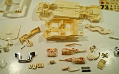 VINTAGE AMT 1960 THUNDERBIRD CONVERTIBLE KIT #1260 REBUILDER OR PARTS *L@@K!