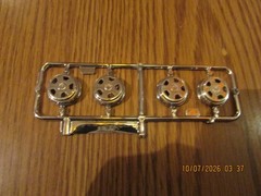 1/25 SCALE AMT TORQUE THRUST WHEELS AND BF GOODRICH RADIAL TA WIDE TIRES NEW