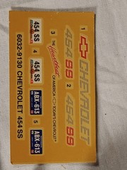 Vintage AMT ERTL 6032 Chevy C1500 454 SS 1/25 Started Project Model Kit