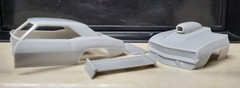 1/25 scale resin 3d printed Outlaw 1969 Camaro drag body model separated parts