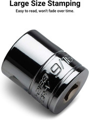 1/4-Inch Shallow Socket, 3/8-Inch Drive, 6-Point, SAE