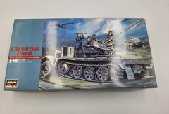 Hasegawa Hobby Kits, 8 Ton Half Track 37mm AA, 1:72 Scale German Army Tank
