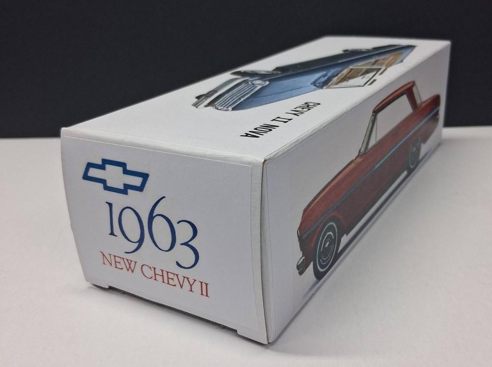 Revised New 1963 Chevy II Nova Custom Made Promo Model BOX ONLY NO CAR