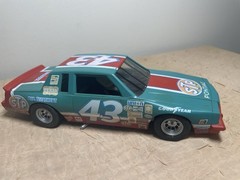 1980’s MPC Richard Petty #43 Assembled Plastic Model Kit Car with driver