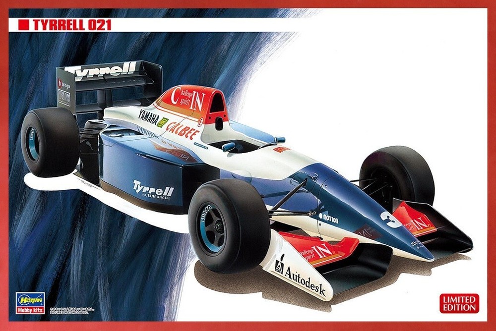 Hasegawa 20690 1/24 TYRRELL 021 Formula 1 Racing – USA Shipping