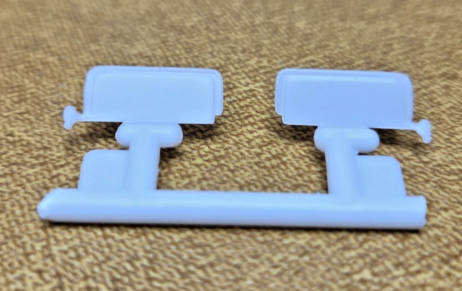 1940 FORD Standard Coupe NICE SUNVISORS 1/25 Scale Monogram NEW Model PARTS