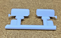 1940 FORD Standard Coupe NICE SUNVISORS 1/25 Scale Monogram NEW Model PARTS