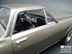 AMT1364 – 1965 Chevy El Camino Pickup With Camper 1/25 Scale Plastic Model Kit