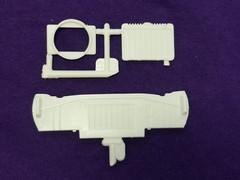 1969 Dodge Super Bee RADIATOR , SHROUD , CRADLE — Monogram Revell 1:24 Model 69