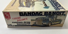 TYRONE MALONE’S BANDAG BANDIT CUSTOM DRAG KENWORTH MODEL KIT #5007- OPEN BOX