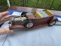 Vintage 1964 Hubley Metal Kit Model Duesenburg SJ Town Car Parts Restore Help !