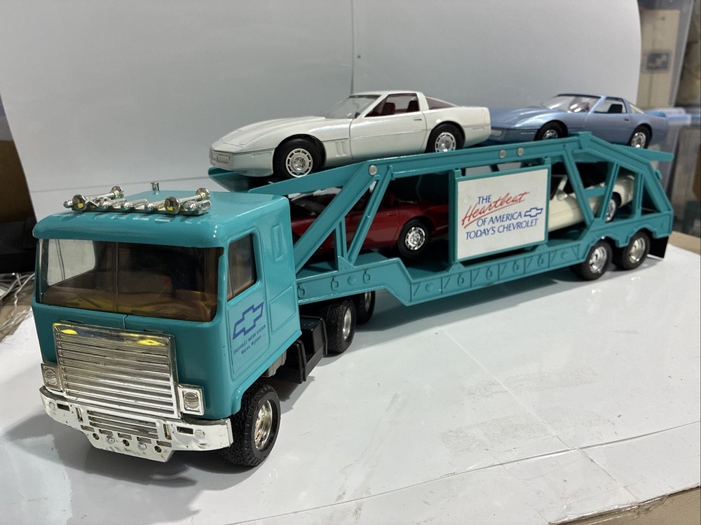 Corvette Ertl Dealer Promo Car Carrier C4 1984 1985 1992 1 Million 1987 Ex Cond