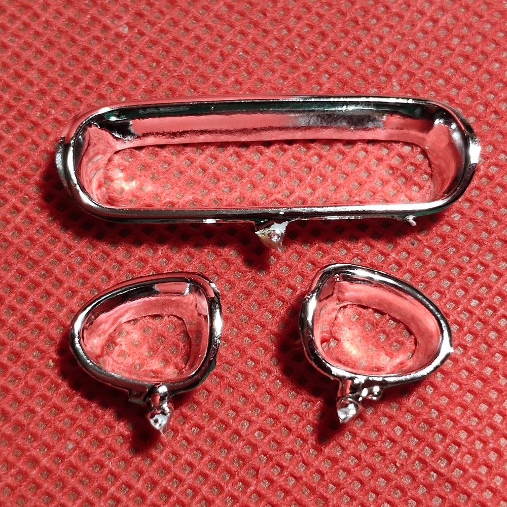 Custom 3 PC. Grill 1960 Chevy Corvette 1:25 Scale Model Car Part MPC