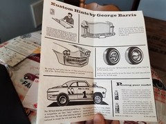 1950 Ford Convertible AMT 3 in 1 Trophy Series Model Car Instructions From 1962