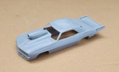 ABS-LIKE RESIN 3D PRINTED 1/18 1969 CHEVY CAMARO OUTLAW, SUPER GAS PRO BODY