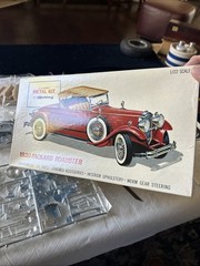 Vintage Hubley 1930 Packard Roadster Metal Model Kit 1/22 Parts