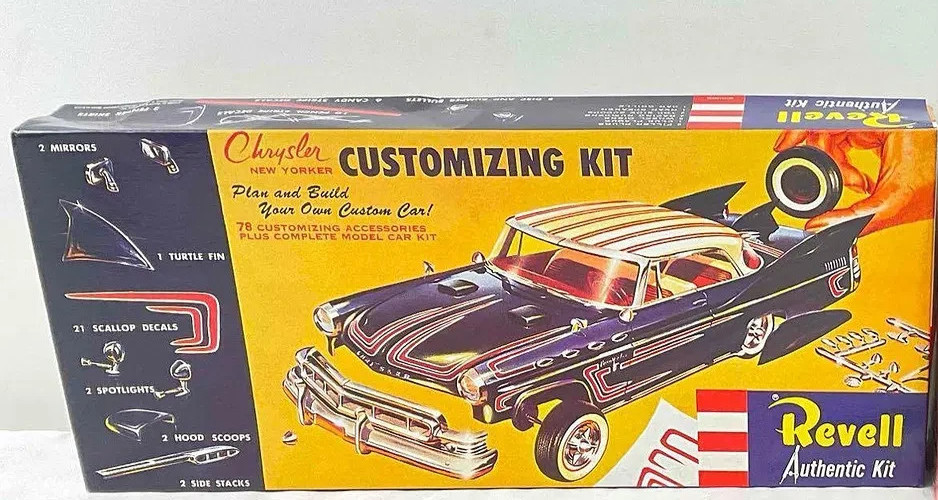 Revell 1996#H-1231 1:32 Chrysler New Yorker Customizing Model Kit~w/SEALED PARTS