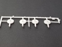 1955 Chevrolet Bel Air WHITEWALL TIRES WHEELS for Revell Monogram 1:25 Model Kit
