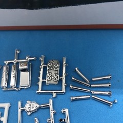 396 427 454 Chevy Gasser ENGINE W Hilborn Tubes NO Headers 1:25 LBR Model Parts