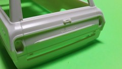 Hood Body Glass Grill 1963 Nova Chevy II Station Wagon 1/25 AMT Chrome Bumpers