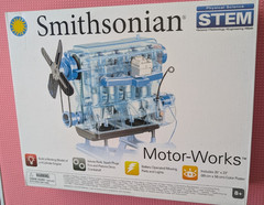 Smithsonian Motor-Works 4 Cylinder Engine STEM Model Kit New Sealed