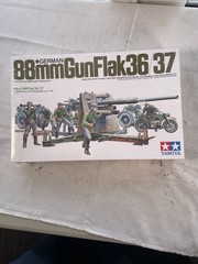 Tamiya German 88MM Gun Flak 36/37 Plastic Model Kit #35017 Unopened 1:35 Scale