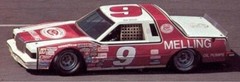 Powerslide 395 #9 Melling 1982-83 Bill Elliott 1/24 Nascar decal