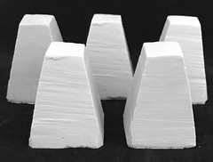 Dragons Teeth Obstacles 50mm Type C (Pack of 5), 1/35th Resin Base TW-35210