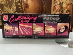 AMT 1950 Ford Convertible Customizing 1/25 Scale Vintage Kit 1987 New Open Box
