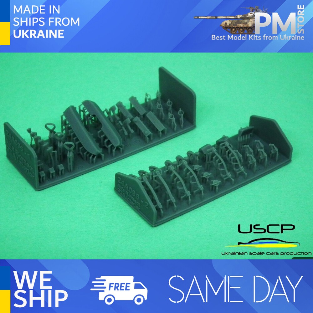 USCP 24A096 1/24 Alfa Romeo Giulia Sprint GTA Interior detail-up set