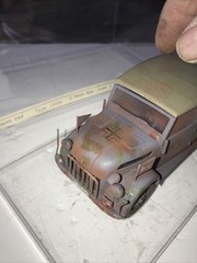 1/48 ? German Steyr Type 1500A Kommandeurwagen Model – 5-1/2” X 2” X 2-1/4” high
