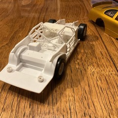 Built Model Car, 2001 Revell Stock Car STARTED, INCOMPLETE, MODIFIED