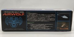【Brand New】 Airwolf Cobalt Blue 1/48 Diecast Model Aoshima Matte Body Weathered