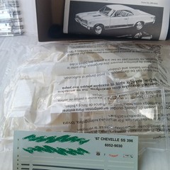 Vintage AMT ERT 1967 Chevrolet Chevelle SS396 1/25 Model Kit 6052 New Open Box