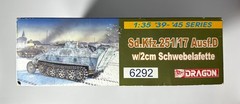 Dragon 6292 1/35 Scale Sd.Kfz.251/17 Ausf. D w/2cm Schwebelafette w/PE from 2005