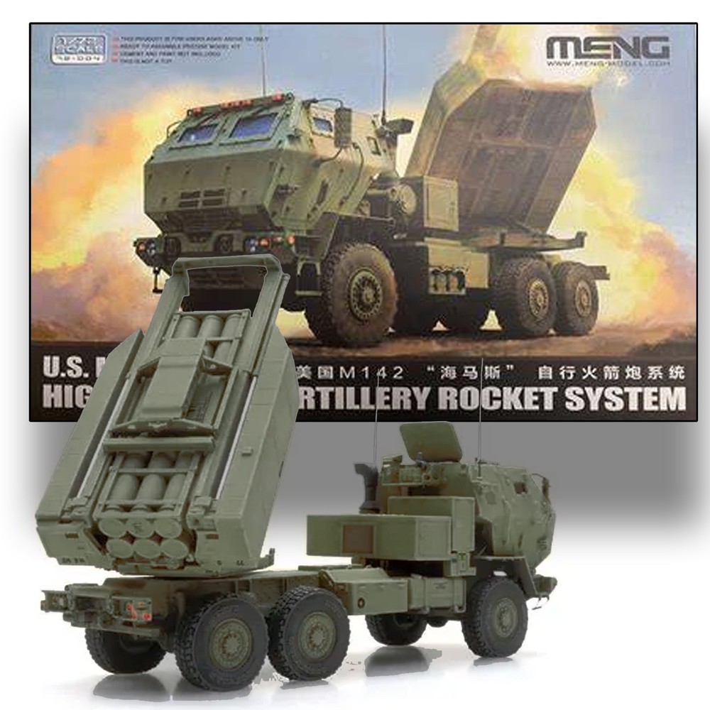 MENG 72-004 1/72 US M142 HIMARS “HIGH MOBILITY ARTILLERY ROCKET SYSTEM” KIT