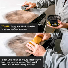 Dura-Gold Premium Black Dry Guide Coat Kit, 7 Ounces (200 Grams) – Powder That I