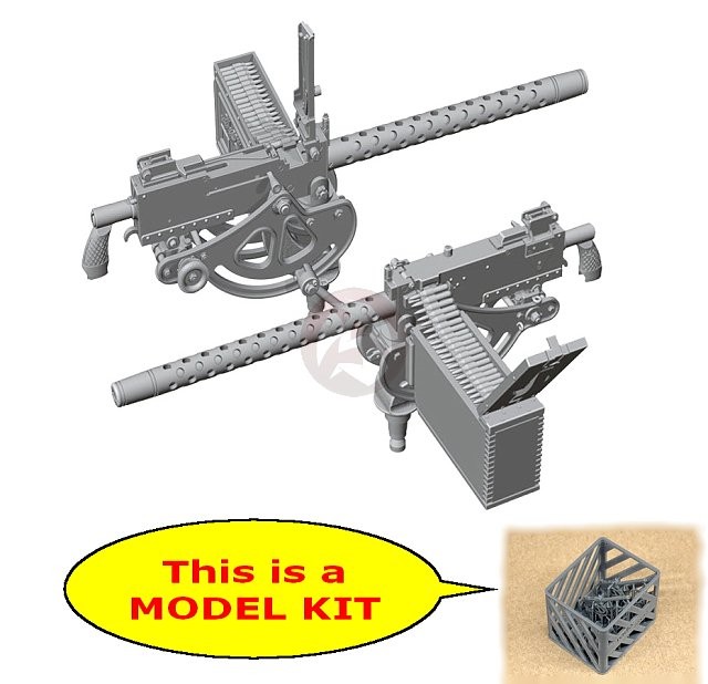 Rado 1/35 M1919 Browning .30 Cal MG on D7431 Mount WWII (2 variants) RDM35S92