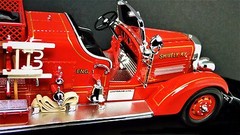 Fire Engine Truck Ford Built 1 Metal Model Vintage 1940 T 24 Pickup Car 16 A 25