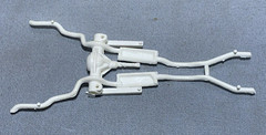 AMT 1968 CHEVROLET CHEVELLE SS396 “CHEVAM” #5628-200 MPC 1/25 REAR END & EXHAUST