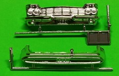 AMT 59 1959 Chrysler Imperial 1/25 Chrome Front Rear Bumpers Dated Promo Style