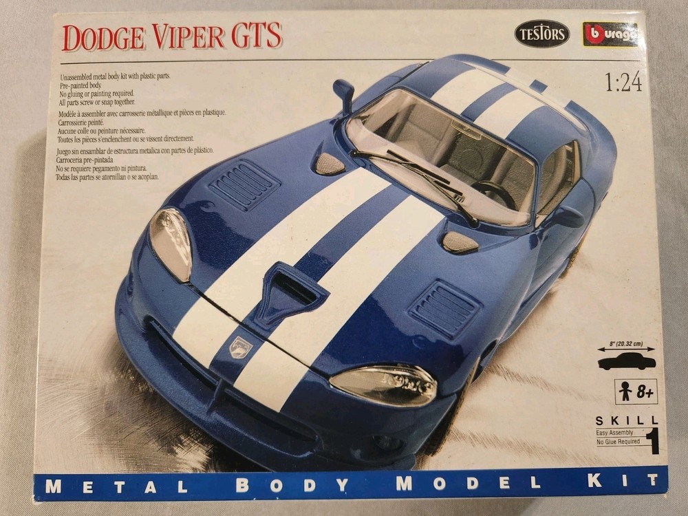 Dodge Viper GTS Metal Body Kit Number 181 made by Testors Bburago 1996 1:24