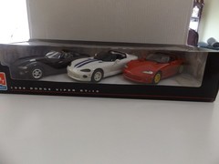 AMT-ERTL 1996, 3pc. VIPER SET, RED, WHITE & BLUE, Promo Model Car, #8382