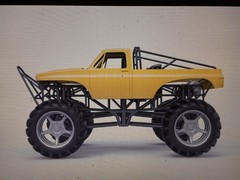 1/25 Resin 3d Printed Mud Truck