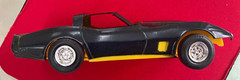 MPC Spoiler Vette Vintage 1979 1:25 Model Kit Corvette partially assembled