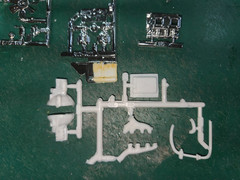ASSORTED SPEED RACING ENGINE EQUIPMENT SALVAGED FROM A 1971 FORD MUSTANG MACH 1