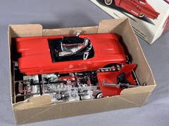 Vintage 1/24 Scale Monogram 1958 Ford Thunderbird Model Kit Dated 1974 T-bird