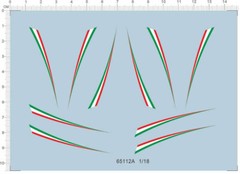 1/18 welly Pagani Huayra Model Kit Water Decal