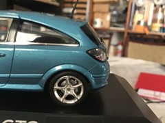 1/43 minichamps Opel Astra, GTC blue , 2door hatch mint++ !