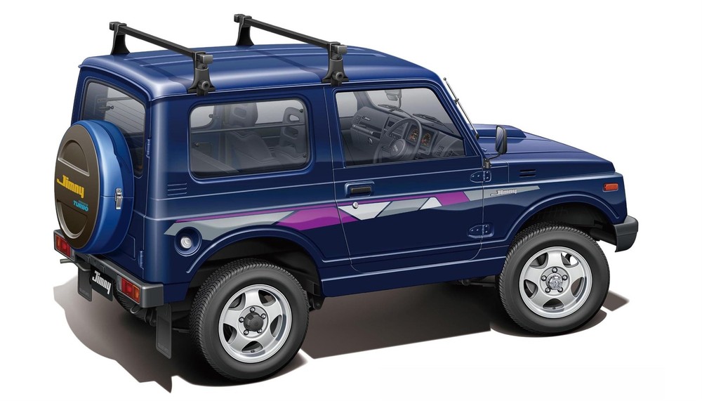Hasegawa 1/24 Suzuki Jimny JA11-3 with Base Carrier
